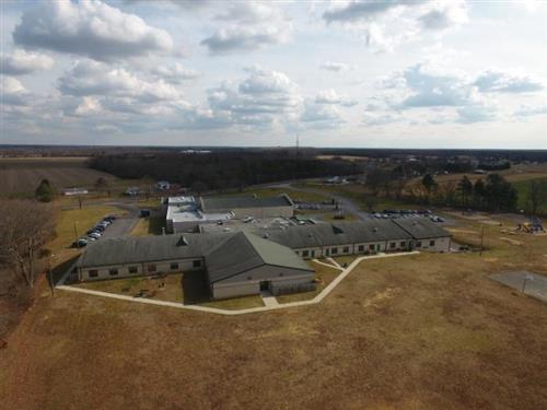 Aerial View of Deerfield Township School