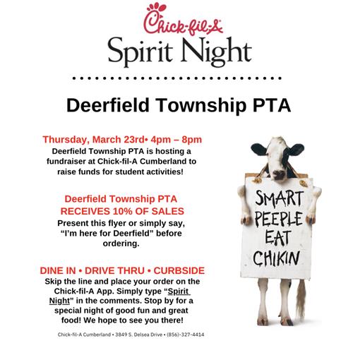 Chick-fil-A Fundraiser flyer